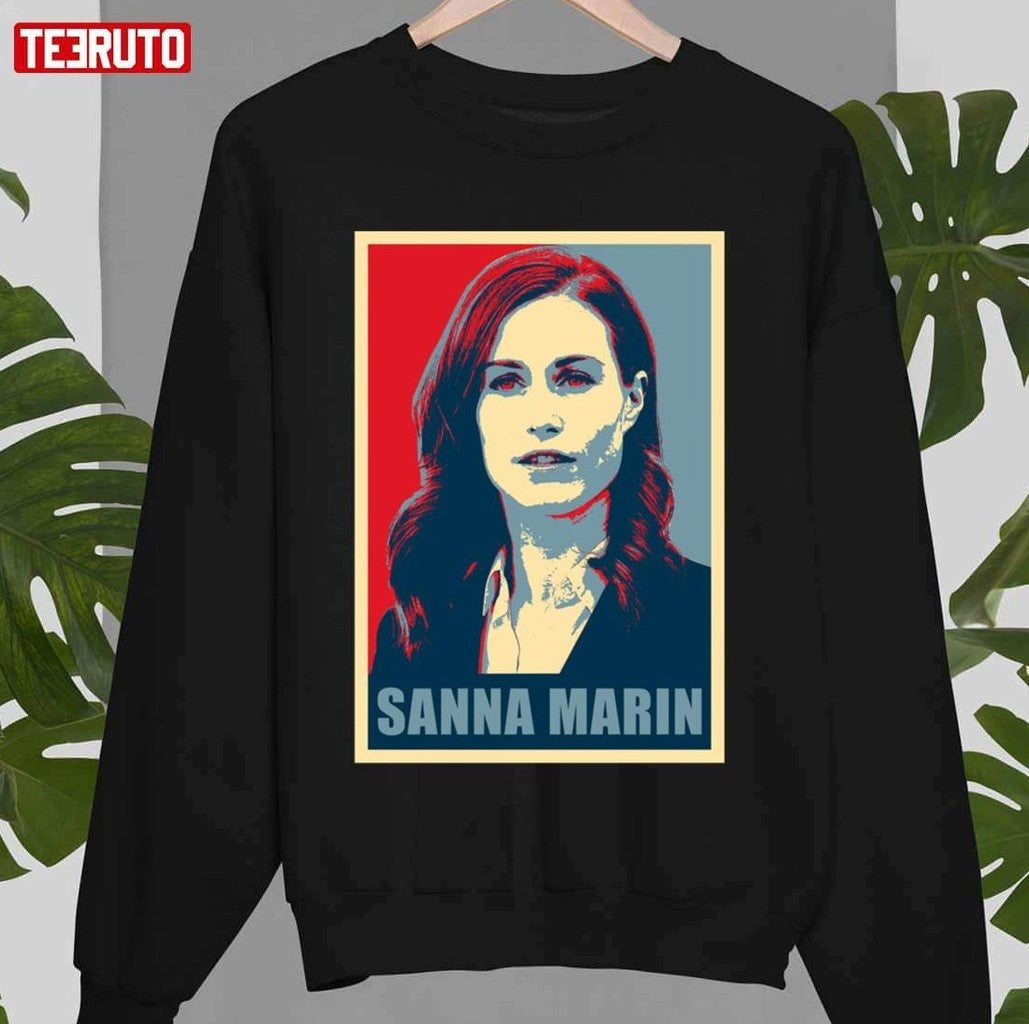 Sanna Marin Prime Minister Of Finland Hope Unisex T-shirt