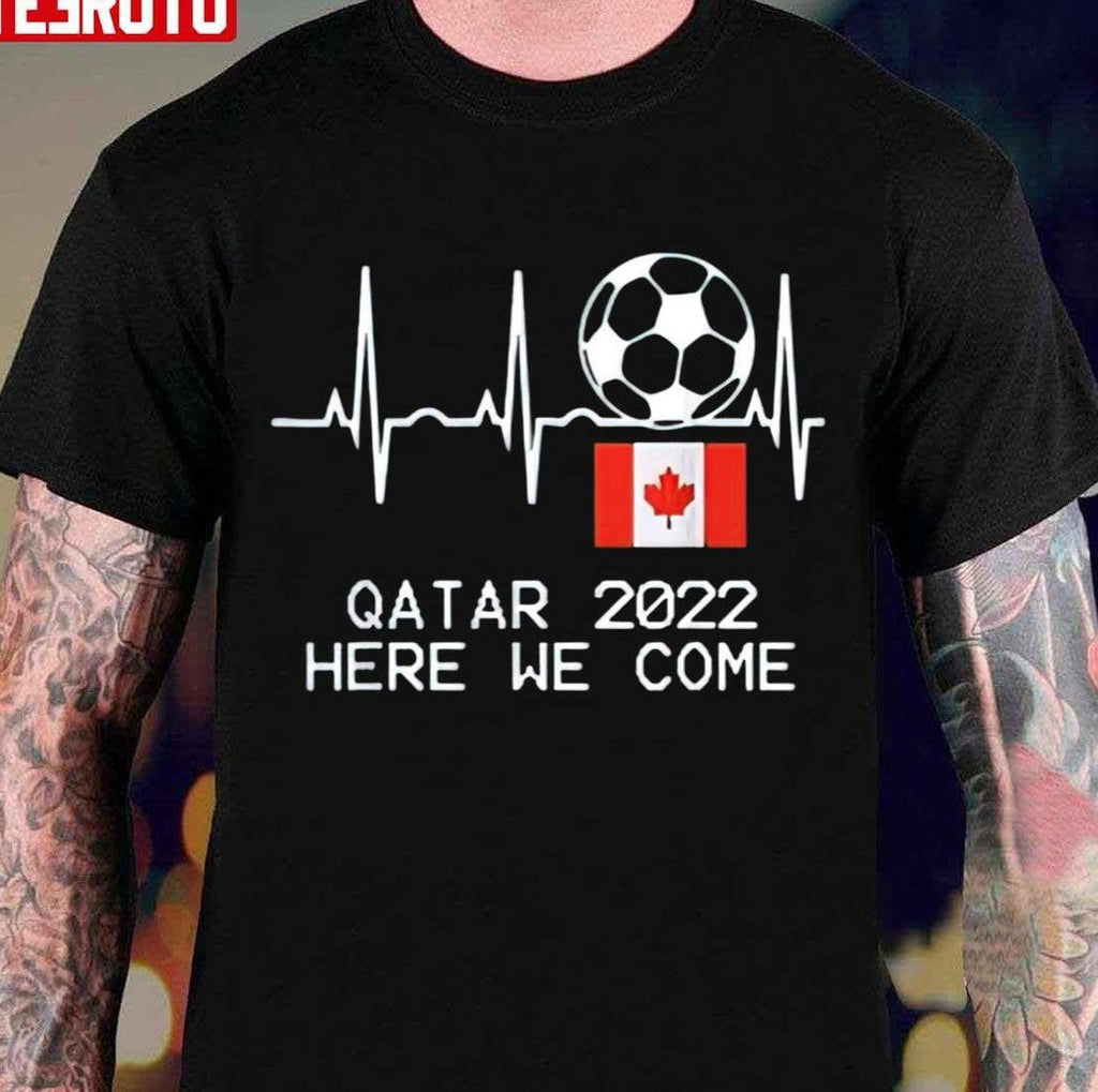 Soccer Qatar 2022 Here We Come Unisex T-Shirt