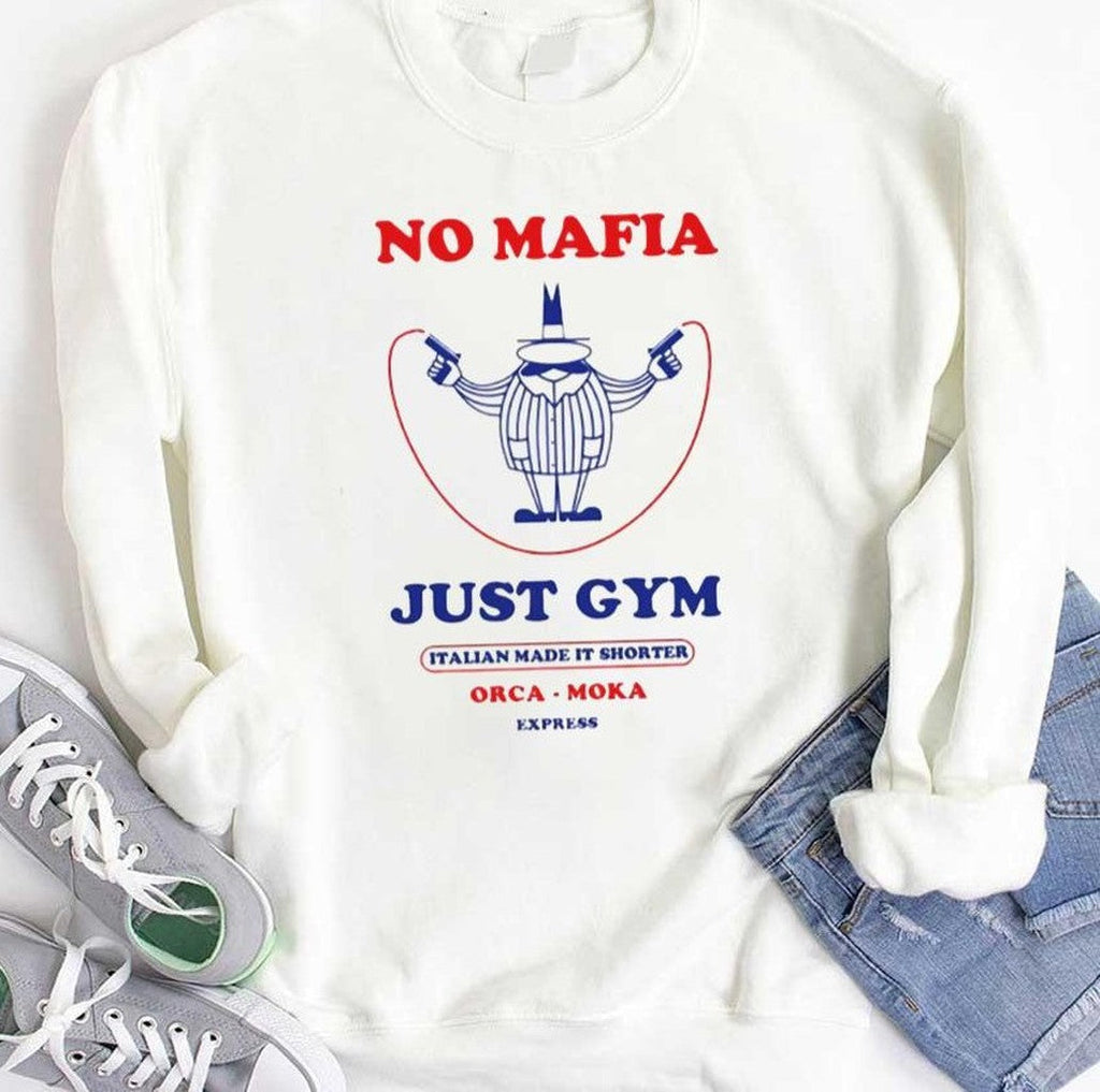 No Mafia Just Gym Italian Made It Shorter Orca Moka Unisex T-Shirt