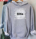Billie Eilish Song Titles Lyrics Unisex Hoodie