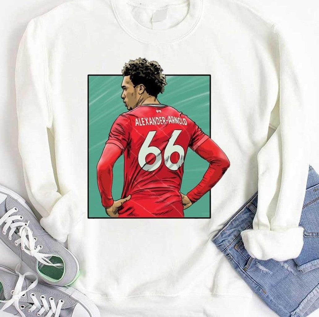 Art From The Back Of Trent Alexander Arnold New Unisex Hoodie
