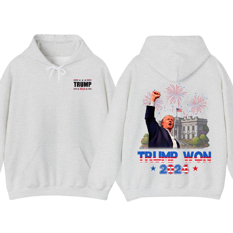 Trummmp Won 2024 Hoodie, t_shirt, President 47th Of White House Donald Trummp unisex