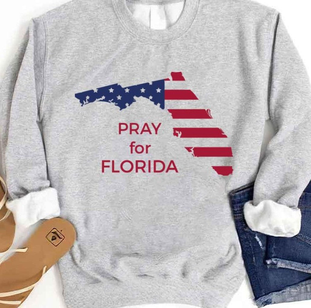 Pray For Florida Hurricane Unisex Sweatshirt