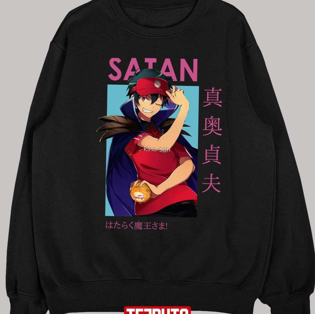 Satan The Devil Is A Part Timer Card Anime Unisex T-Shirt