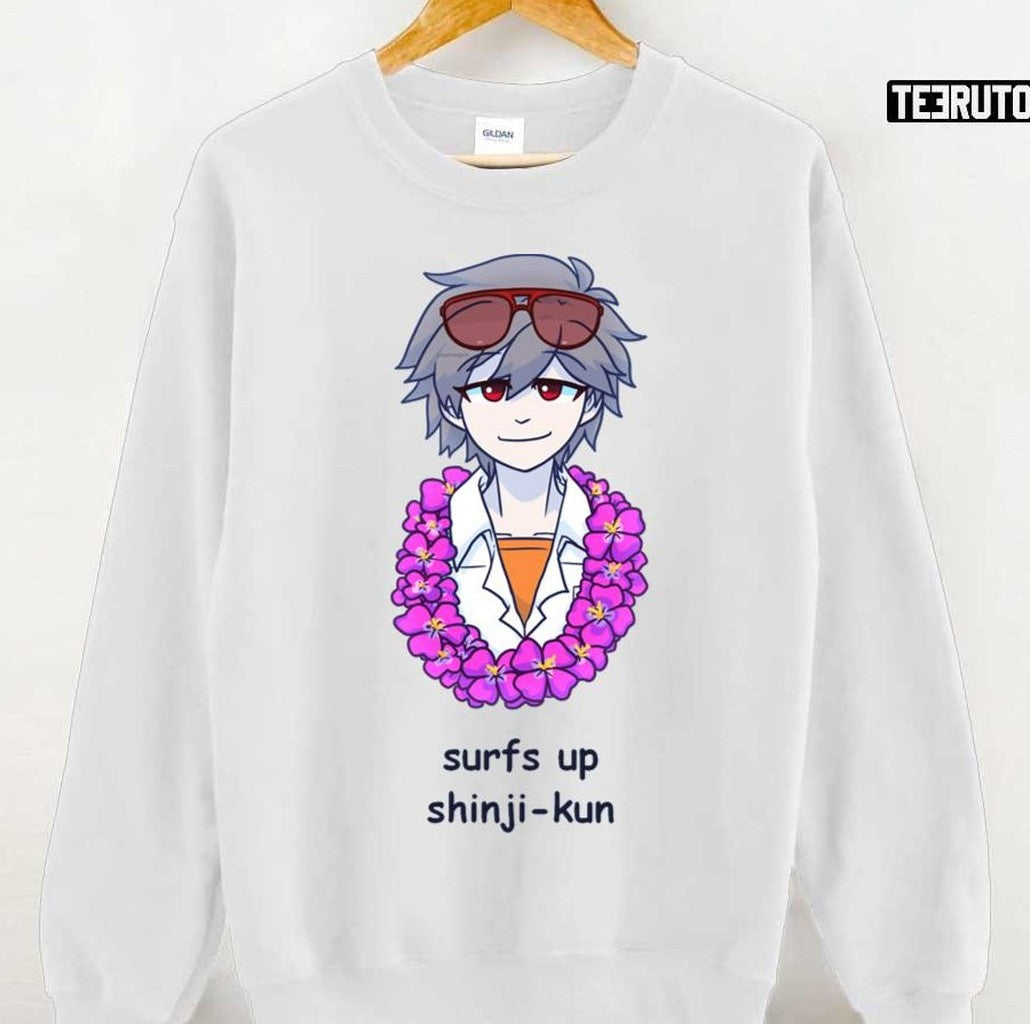 Surfs Up Shinji Kun Unisex Sweatshirt