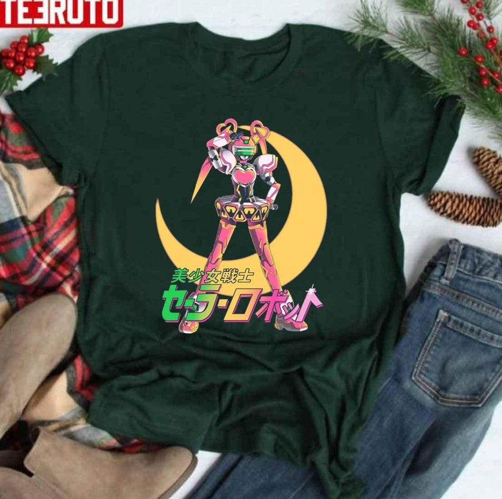 Sailor Robo Sailor Moon Yellow Môn Art Unisex Sweatshirt