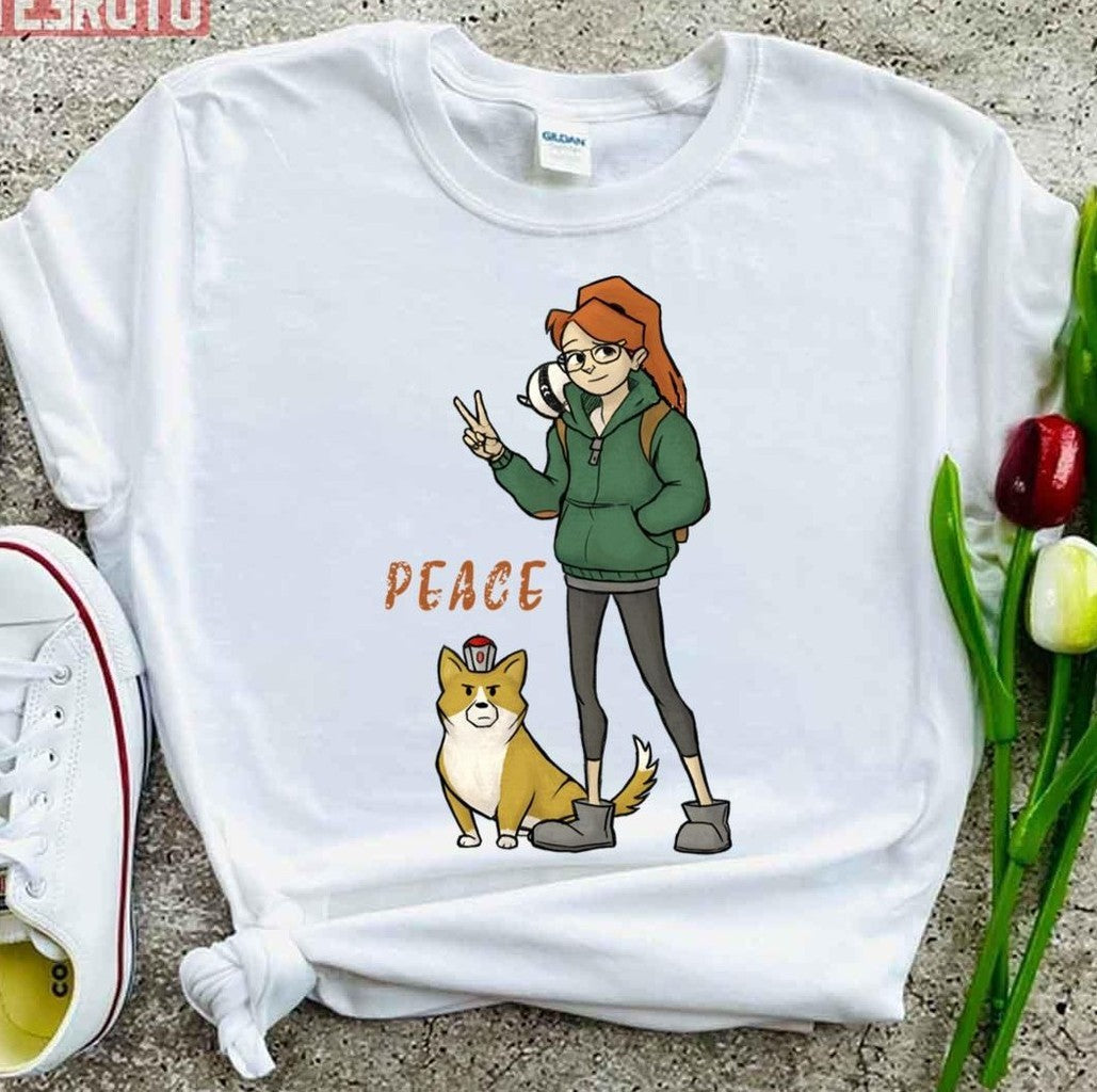 Peace Cargi And Tulip Olsen Infinity Train Unisex T-Shirt