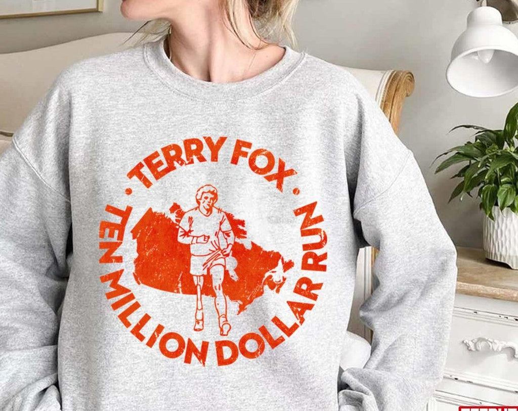 Ten Million Dollar Run Terry Fox Unisex Sweatshirt