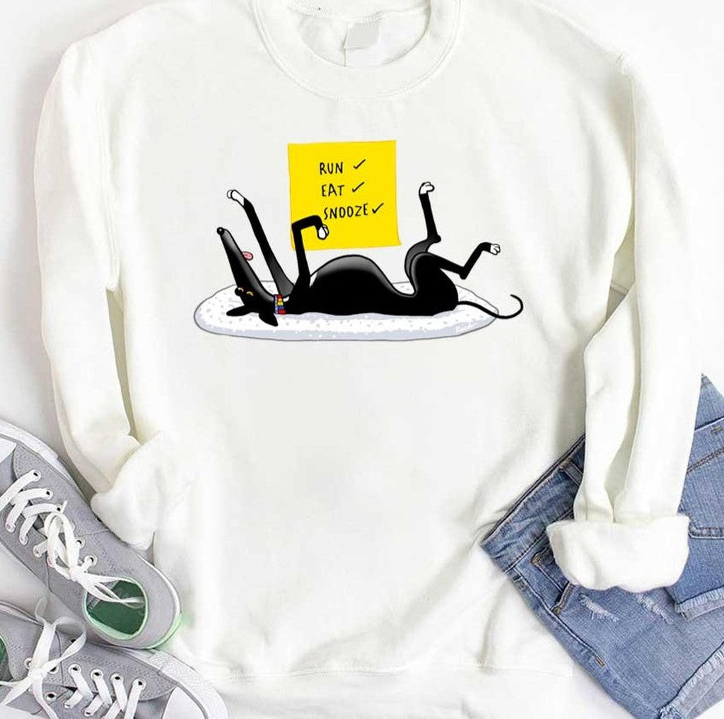 Snoozin' Greyhound Unisex T-Shirt