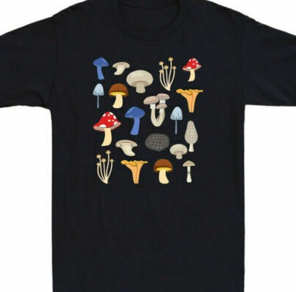 Mushroom Species Design Unisex T-Shirt