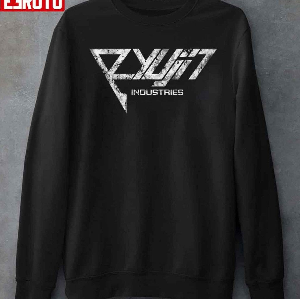 Ryujin Industries Logo Distressed White Starfield Unisex T-Shirt