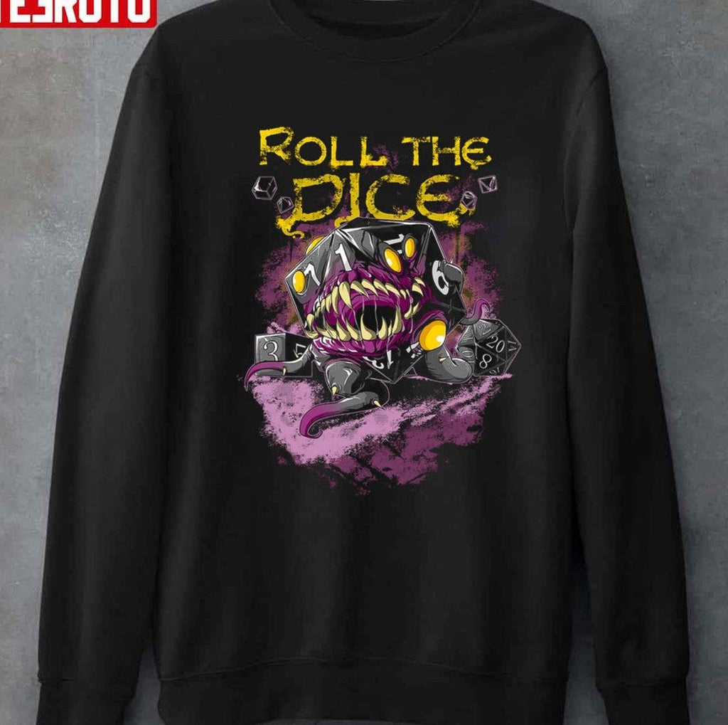 Monster D&amp;D Rolling The Dice Unisex T-Shirt