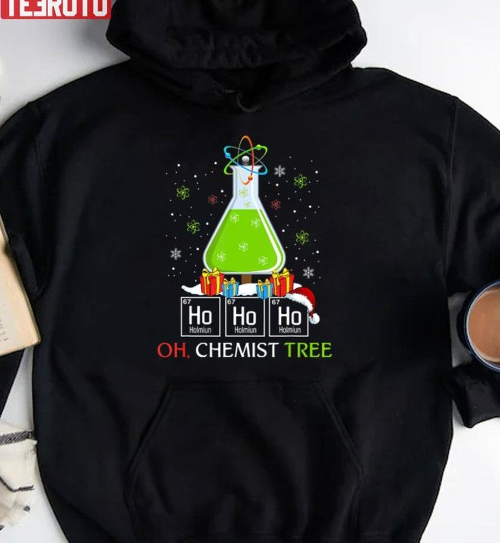 Science Christmas Oh Chemist Tree Chemistree Sweatshirt