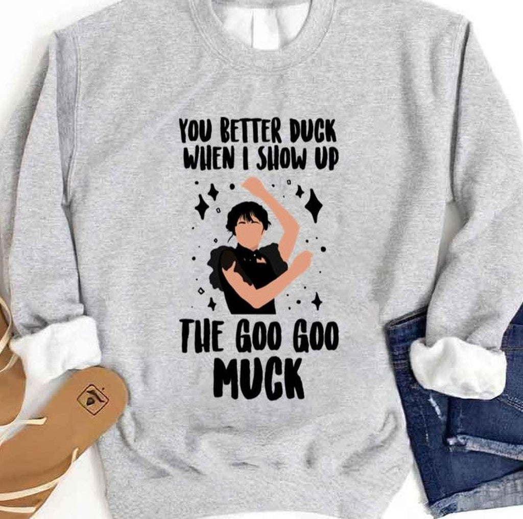 The Goo Goo Muck Dancing Wednesday Show Unisex Sweatshirt