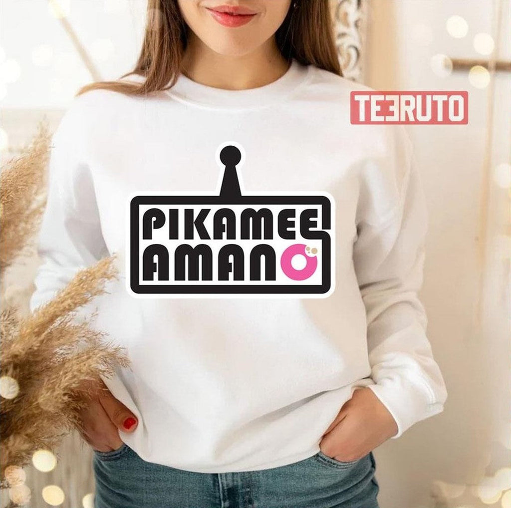 Pikamee Amano Hololive Voms Vtuber Logo Unisex Sweatshirt