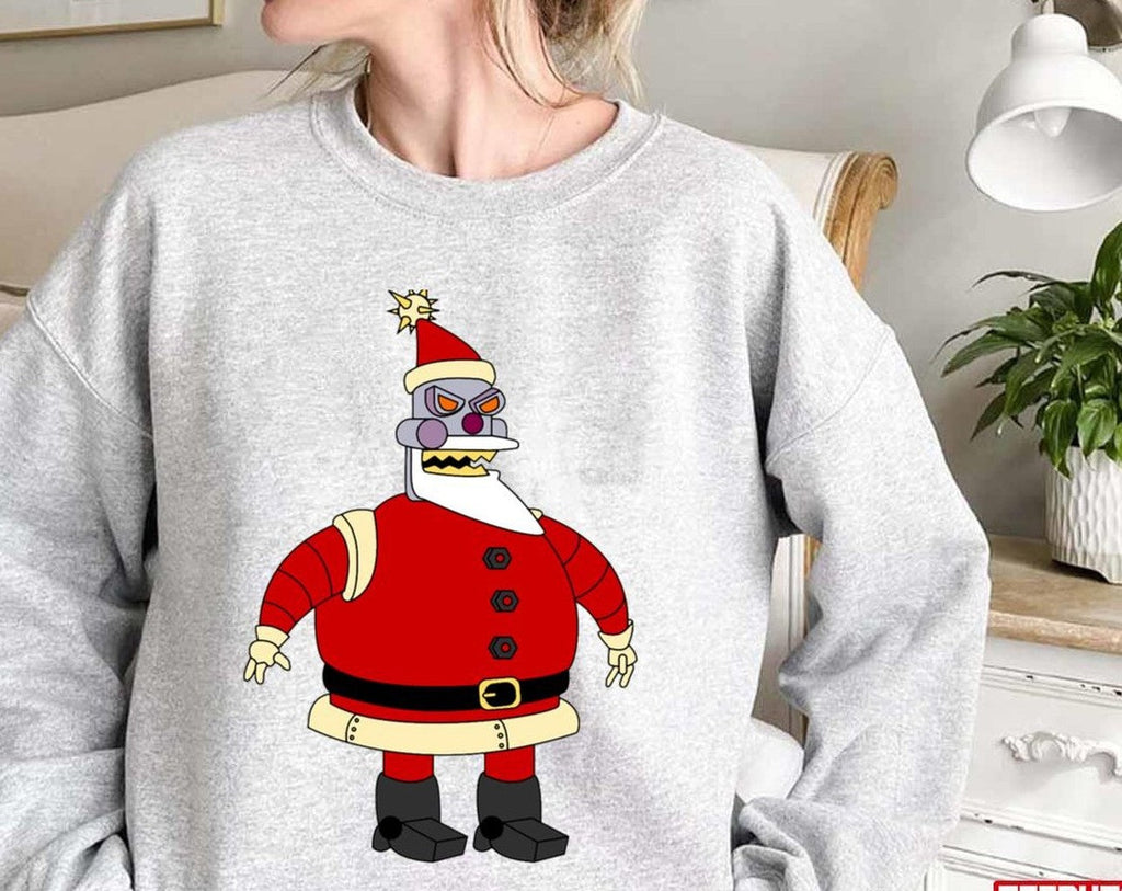 Santa Claus Bot Christmas Sweatshirt