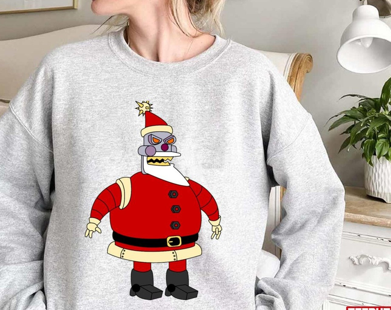 Santa Claus Bot Christmas Sweatshirt