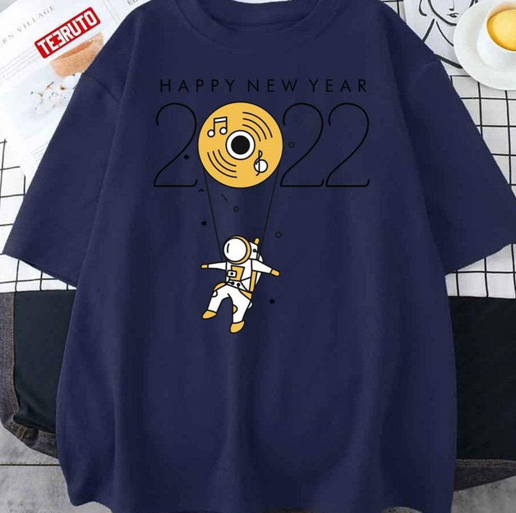 Astronaut Happy New Year 2022 Unisex Sweatshirt