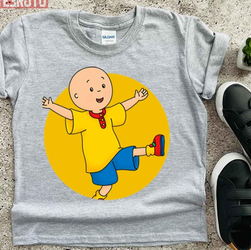 Round Yellow Design Caillou Unisex T-Shirt