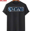 Quevedo Logo Black And Navy Unisex T-Shirt