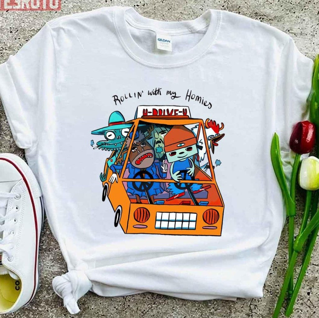 Parappa Driver Art Unisex T-shirt