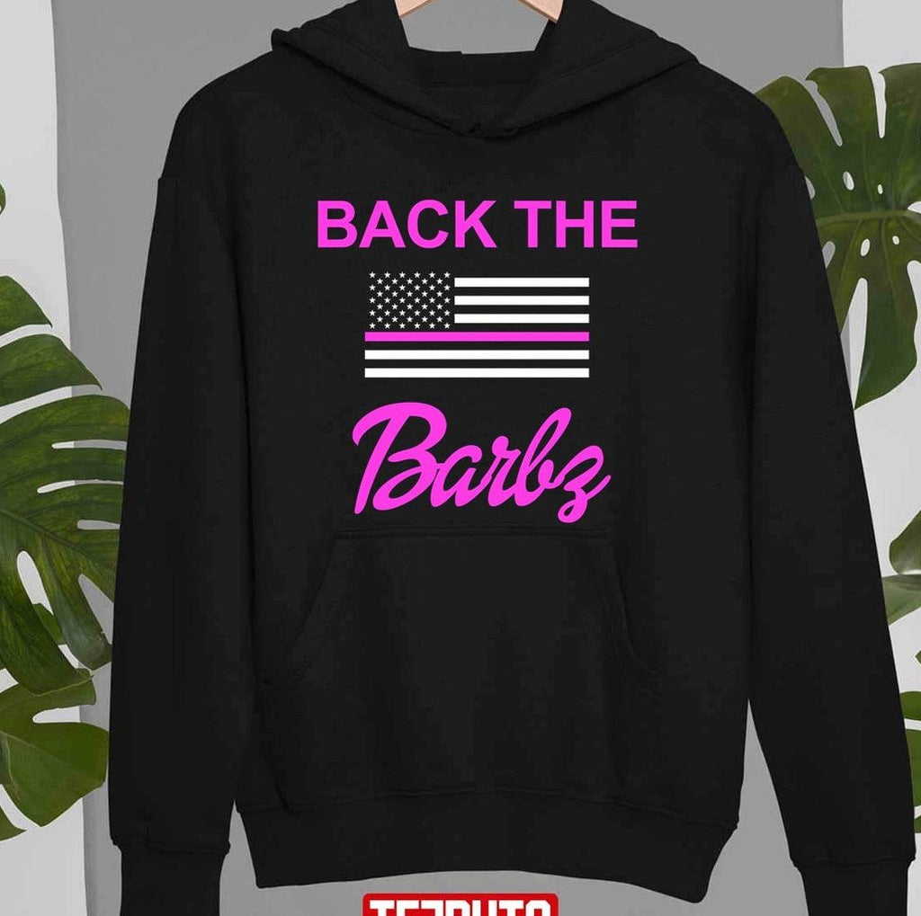 Back The Barbz US Flag Nicki Minaj Unisex Sweatshirt