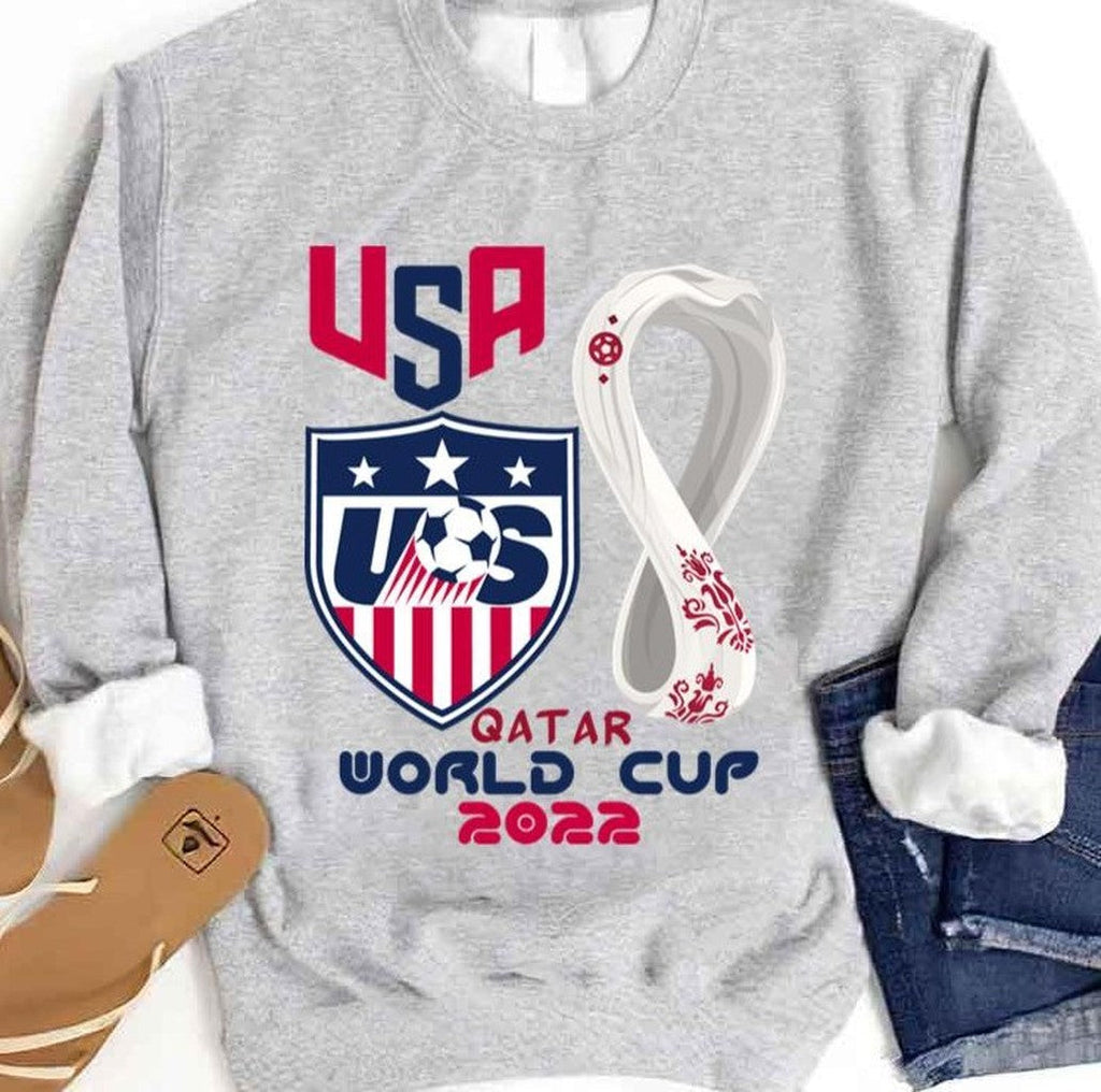 Qatar World Cup 2022 Usa Team Unisex Sweatshirt