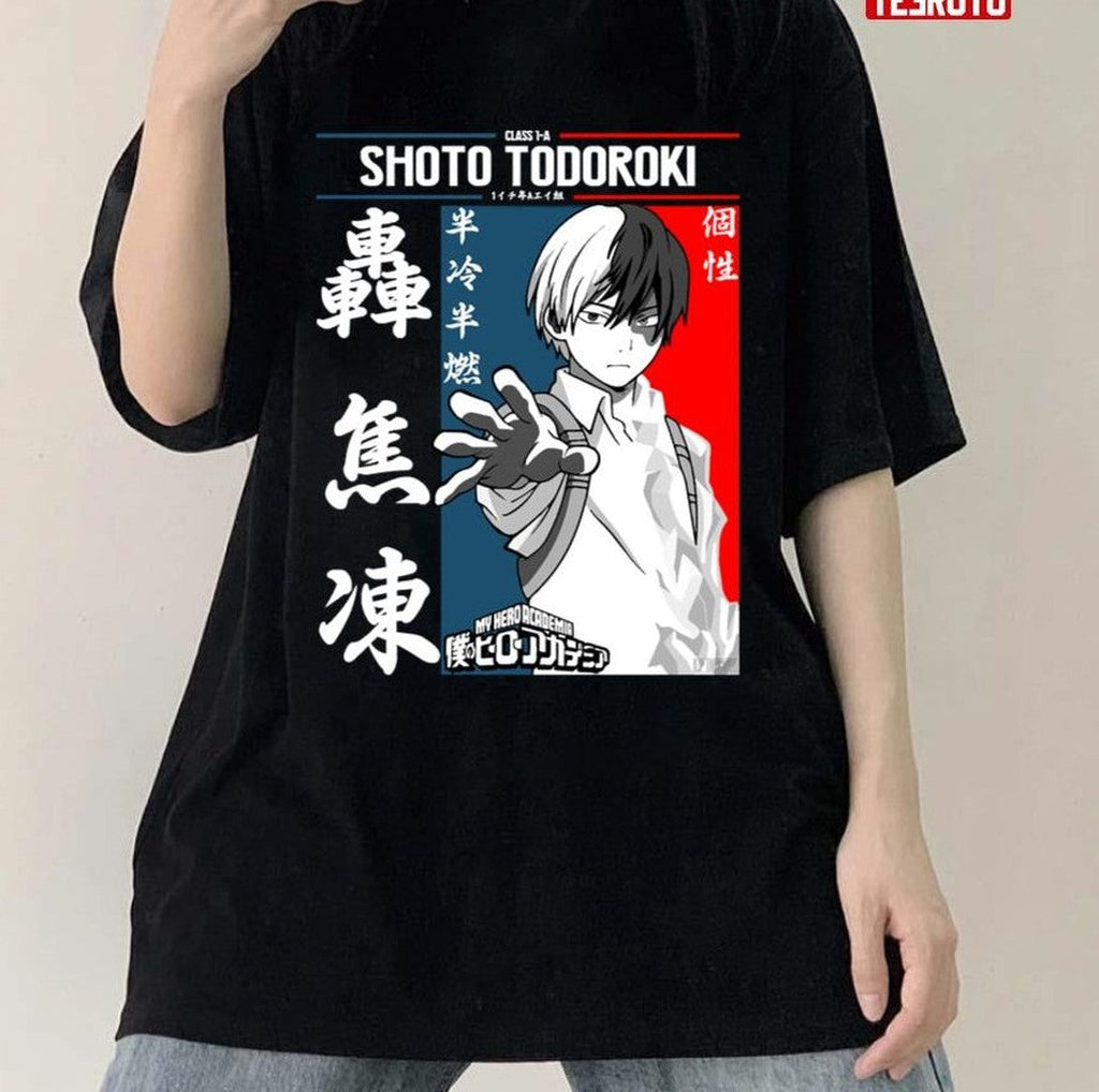Shoto Todoroki My Hero Academia Japanese Style Unisex T-Shirt