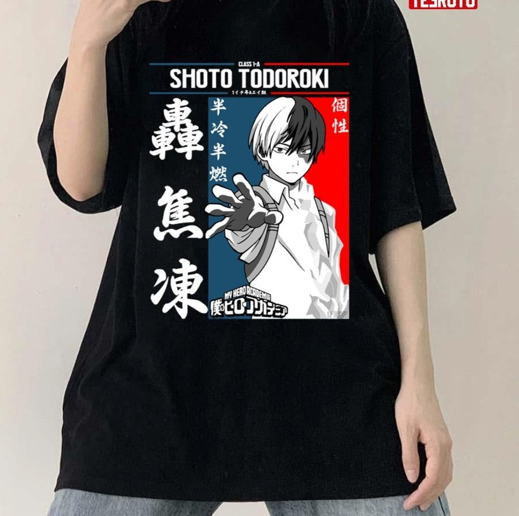 Shoto Todoroki My Hero Academia Japanese Style Unisex T-Shirt