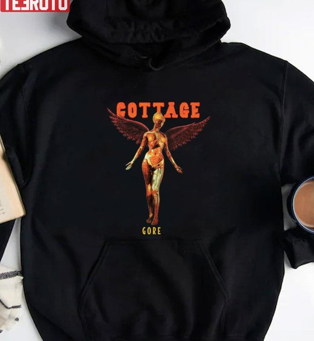 Skeleton Fairy Grunge Fairycore Aesthetic Gothic Cottagecore Unisex Sweatshirt
