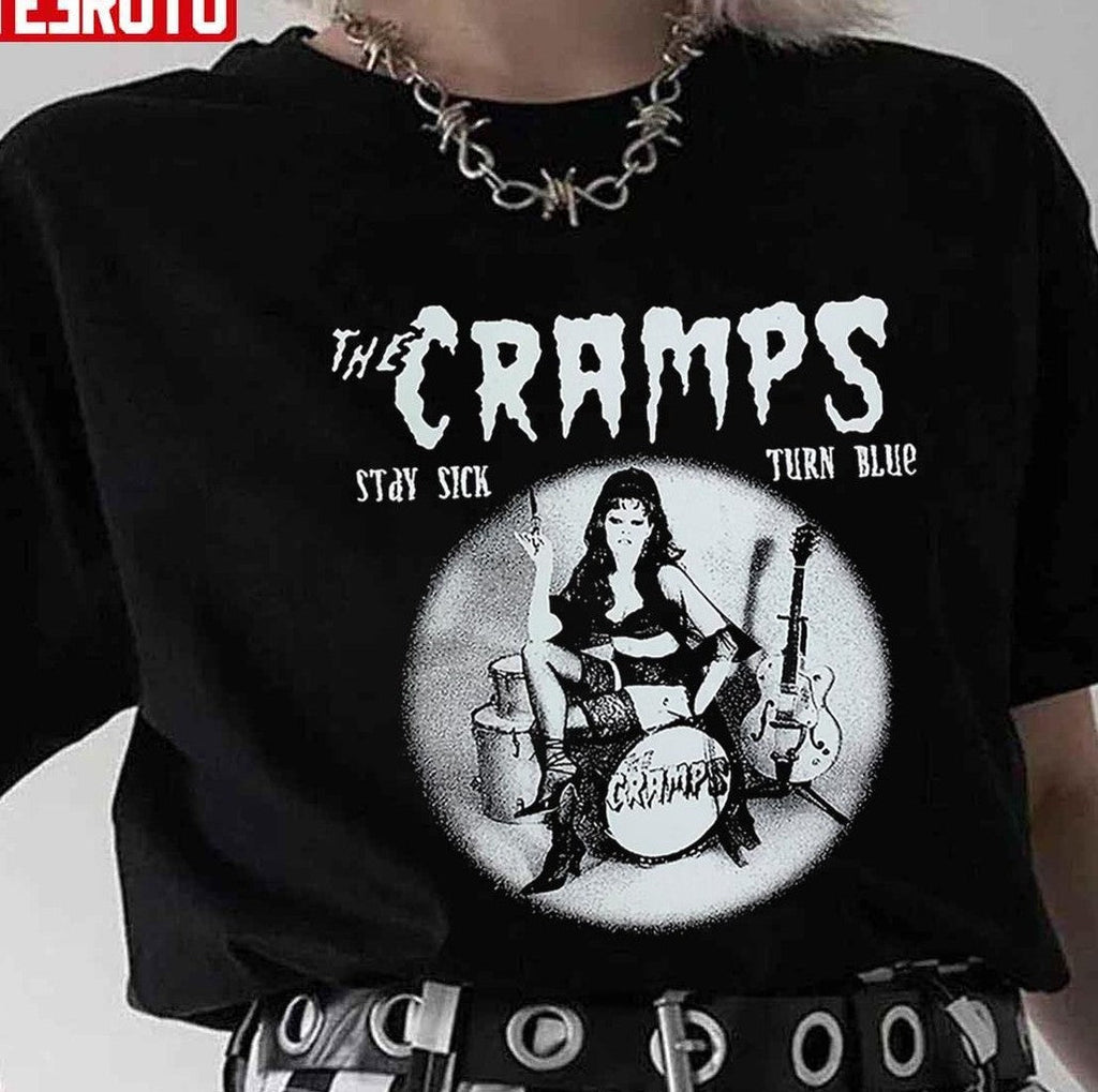 Stay Sick Turn Blue The Cramps Band Unisex T-Shirt
