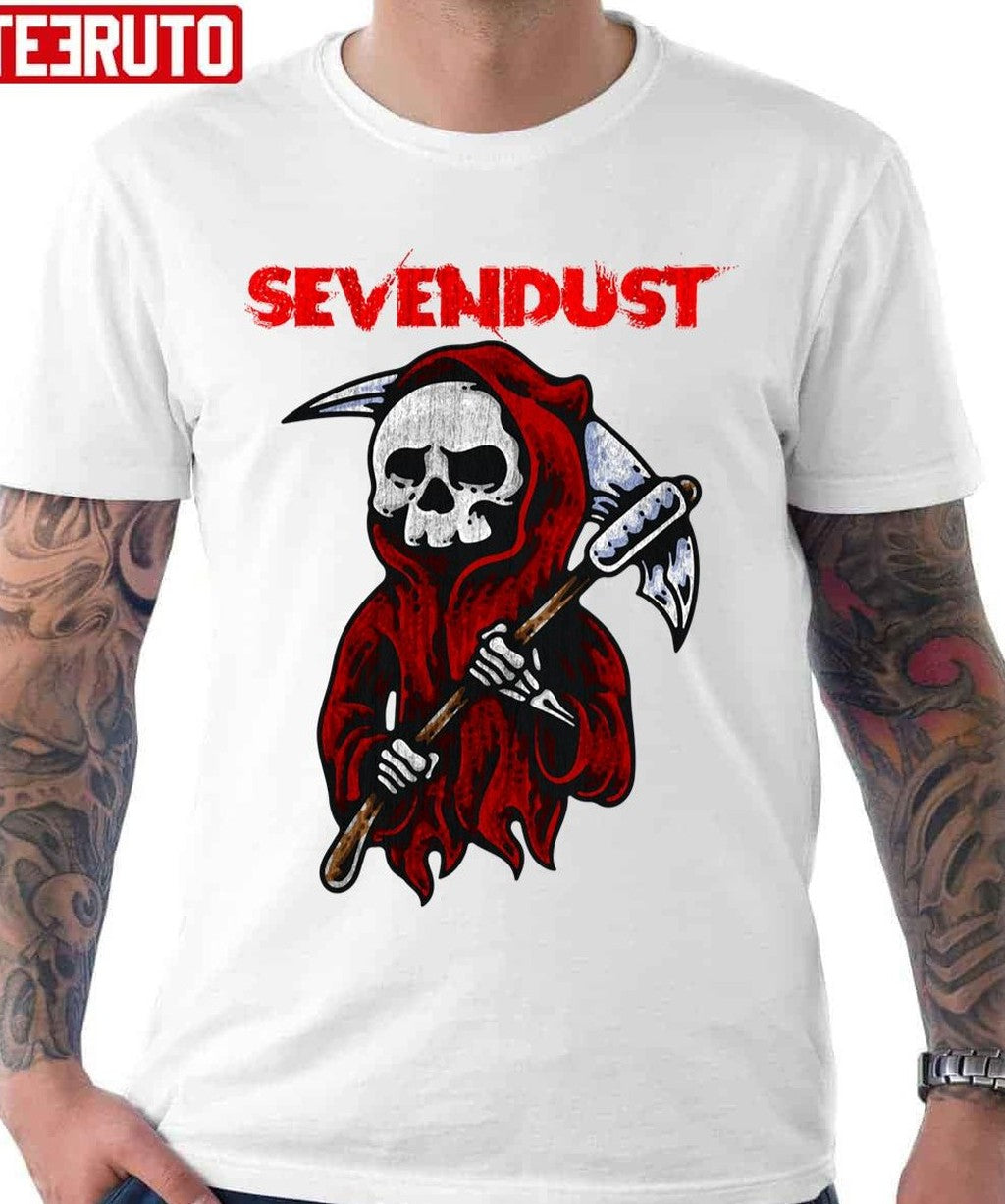 Sevendust Retro Grim Reaper Unisex Hoodie