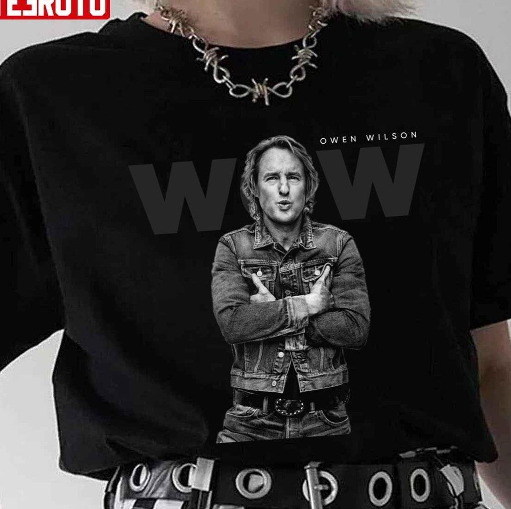 Owen Wilson Wow Meme In Zoolander Unisex T-Shirt
