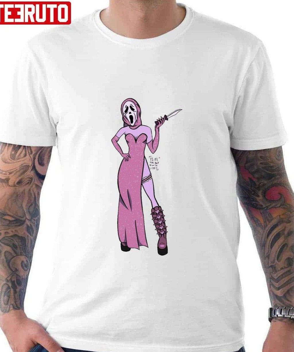 Scream Sexy Pink Ghostface Unisex T-Shirt