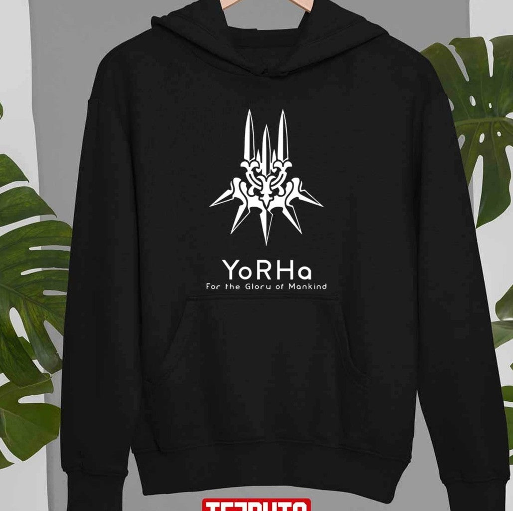 Anime Nier Yorha Logo White Unisex T-Shirt