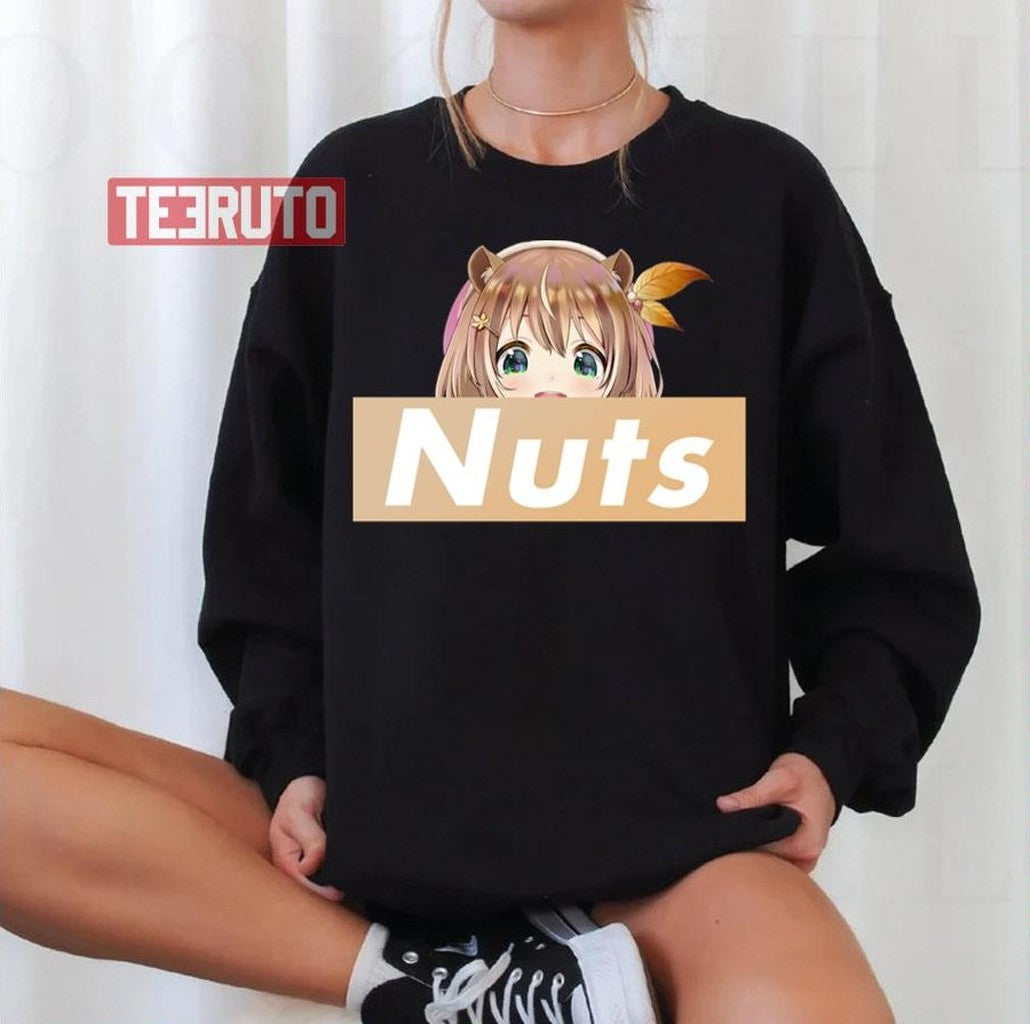 Nuts Ayunda Risu Hololive Unisex T-Shirt