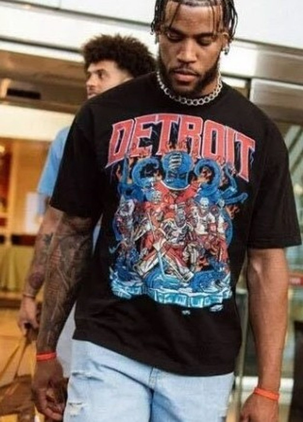 Saddiq Bey 2022 Saddiq Bey Detroit Vintage Sana Detroit Basketball Unisex T-Shirt