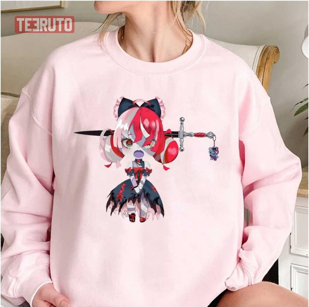 Sword Udin Vtuber Kureiji Ollie Hololive Unisex T-Shirt