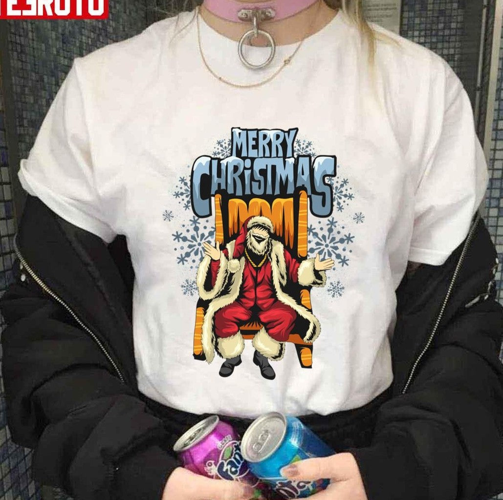 Oldschool Vibes Santa Claus Mery Chritsmass Unisex Sweatshirt