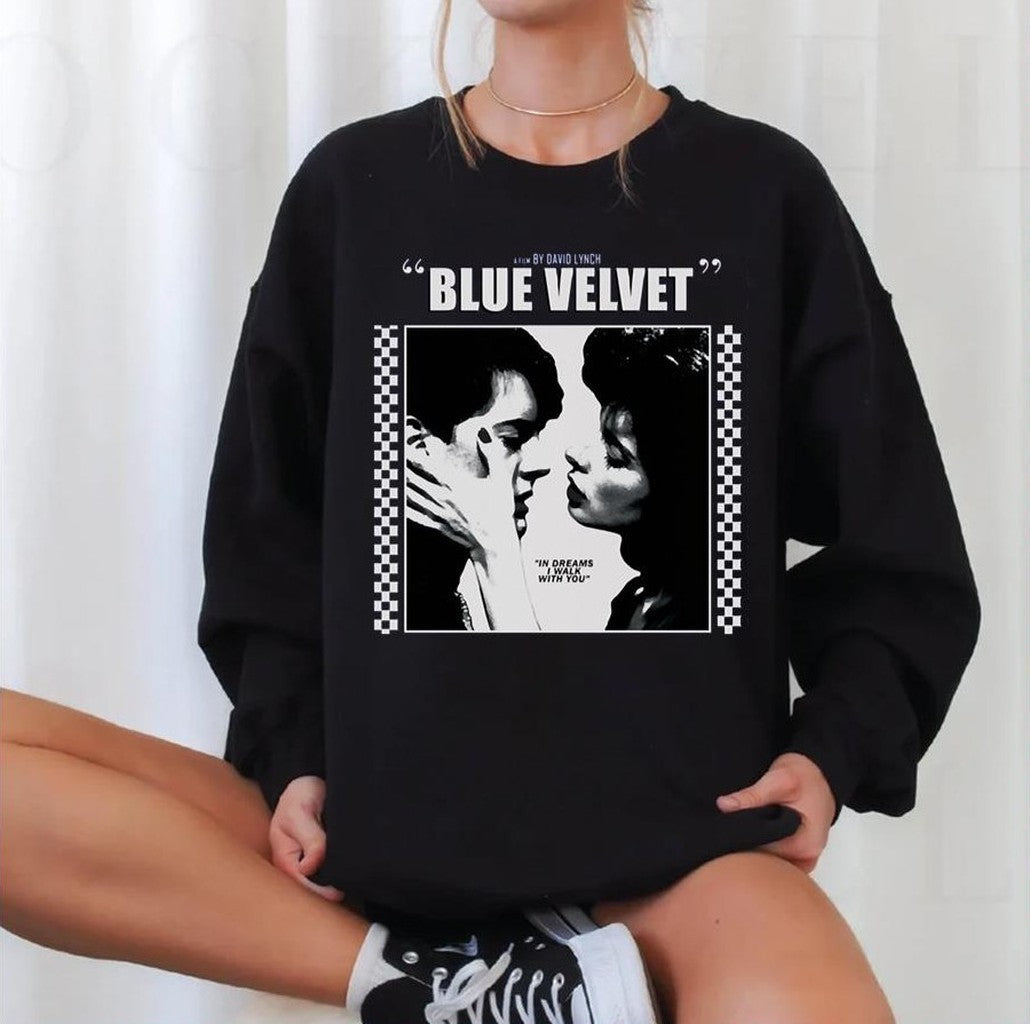 Rossellini Lynch Icon Scene Blue Velvet Unisex Sweatshirt