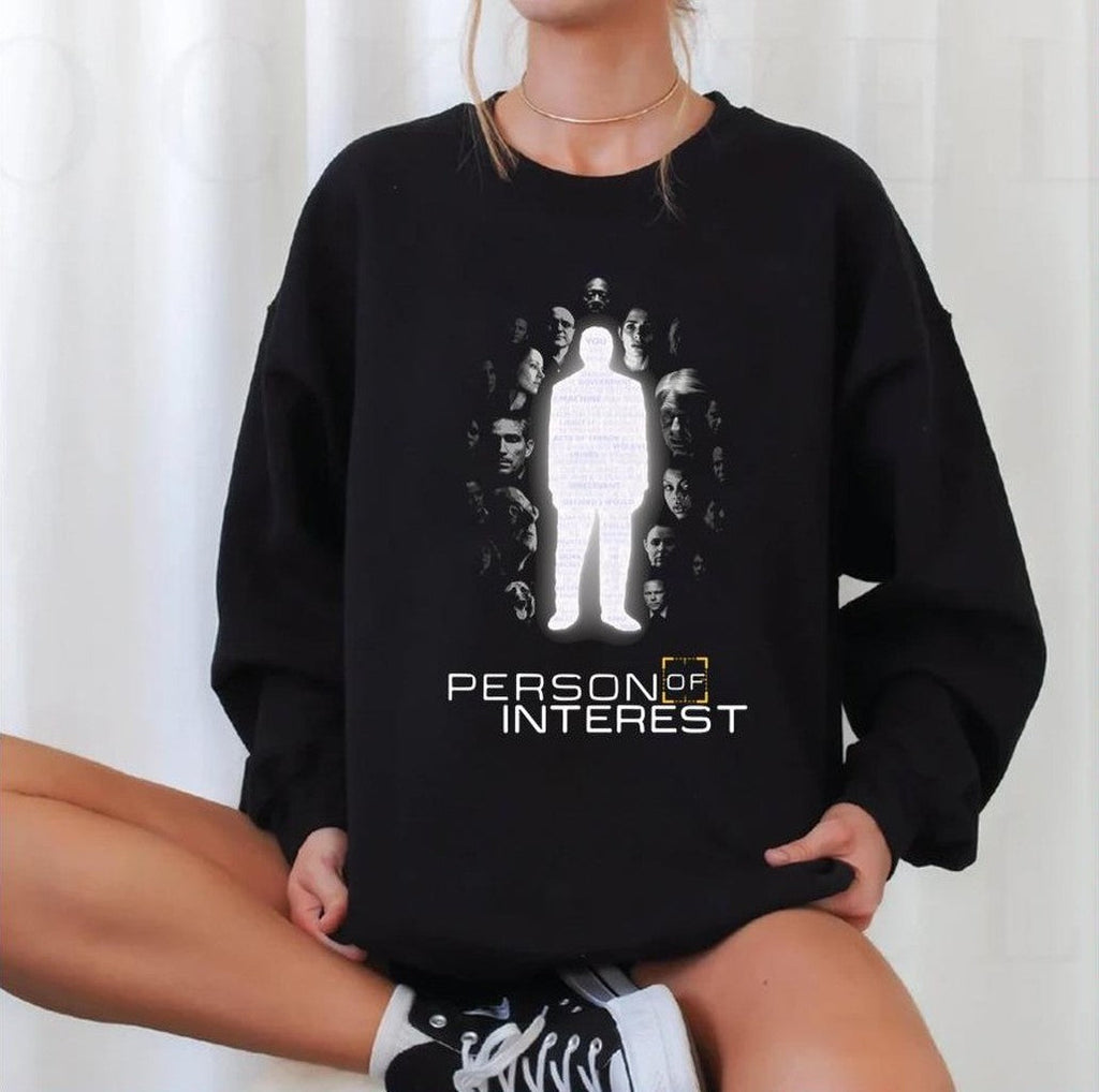 Person Of Interest Cast Root Shaw Finch Reese Fusco And More Unisex Sweatshirt