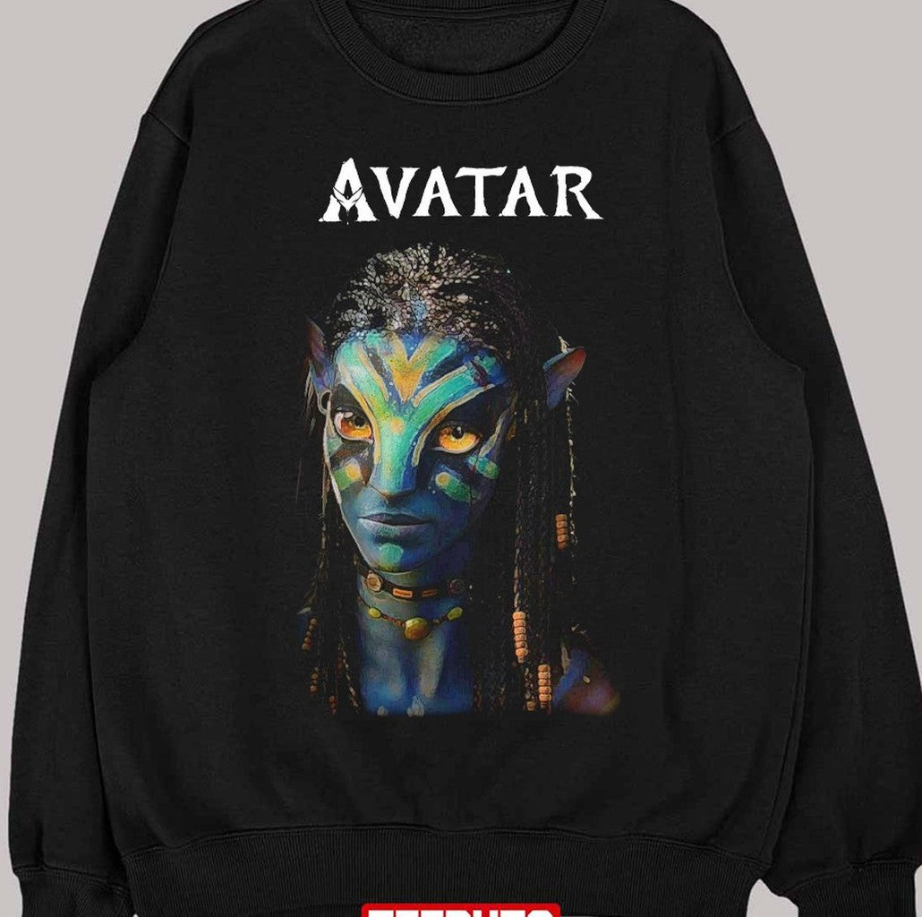 Retro Neytiri Portrait Character In Avatar Movie Unisex Sweatshirt