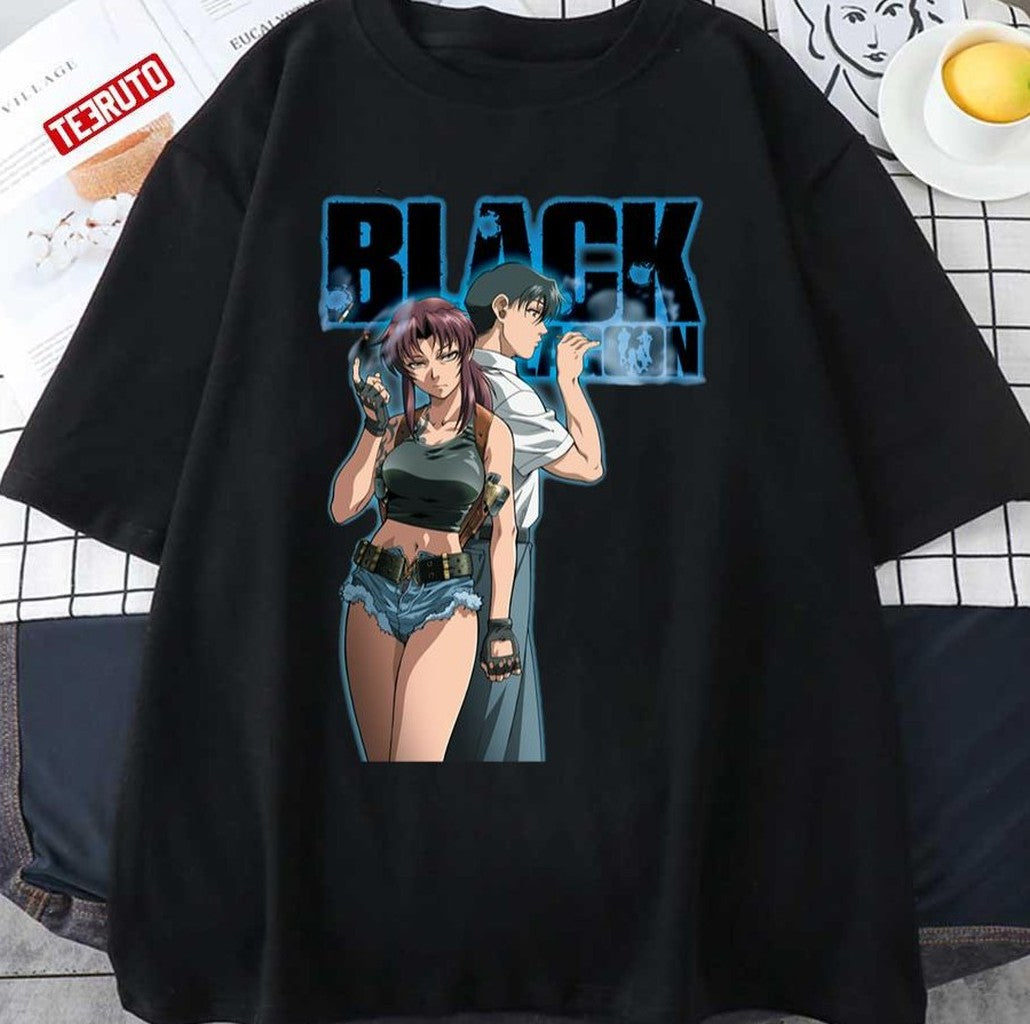 Rokurou Revy Duo Black Lagoon Anime Unisex T-shirt