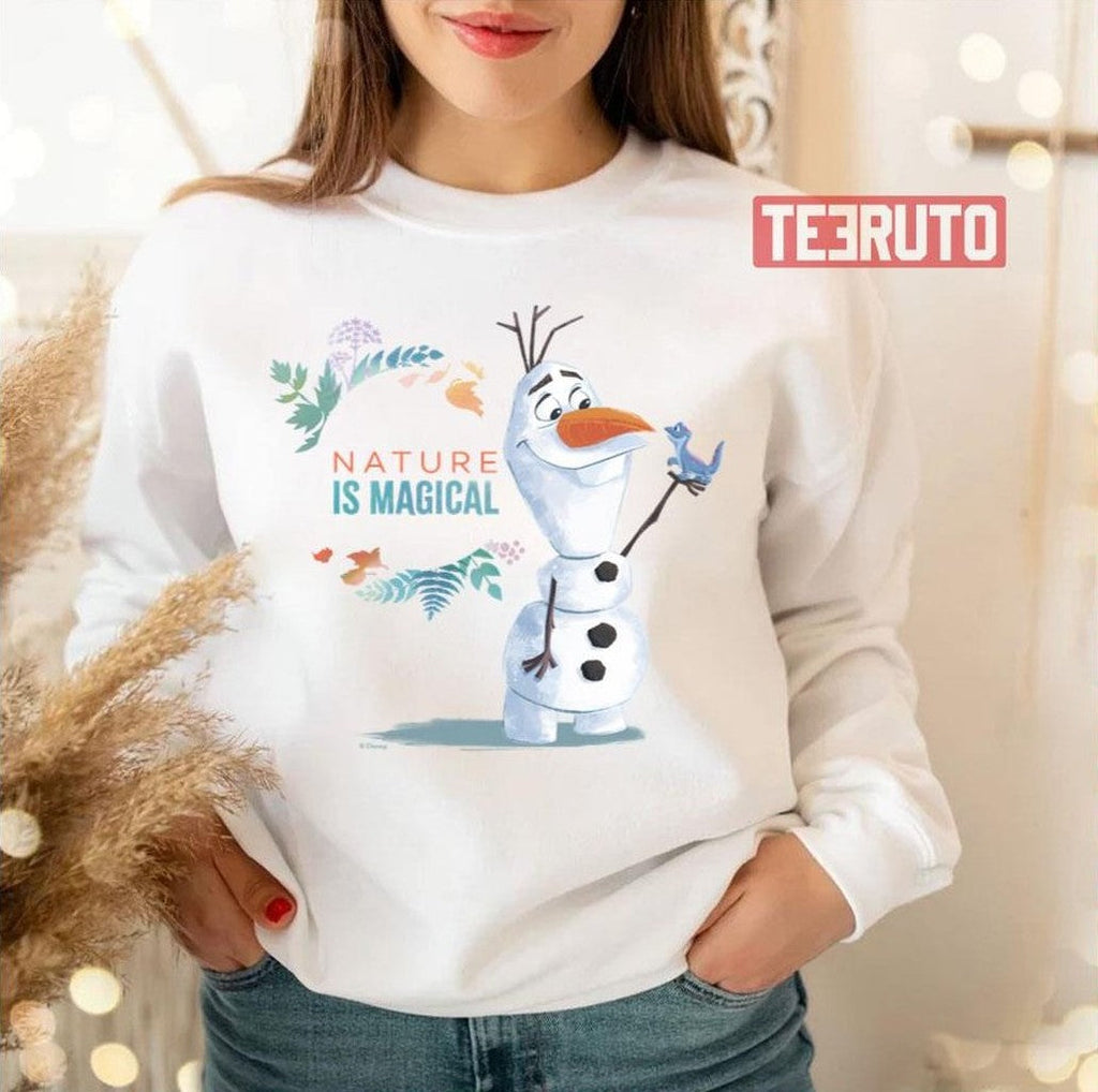 Olaf Nature Is Magical Frozen Unisex T-Shirt