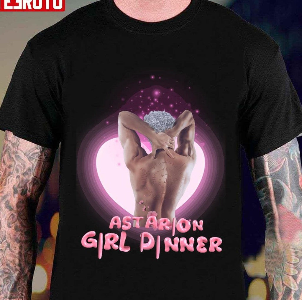 Baldur's Gate Game Astarion Girl Dinner Unisex T-Shirt