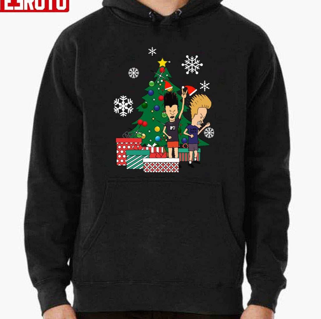 Beavis And Butthead Christmas Tree Unisex T-Shirt