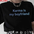 Music TS Swiftie Karma Is My Boyfriend Midnights Unisex T-shirt