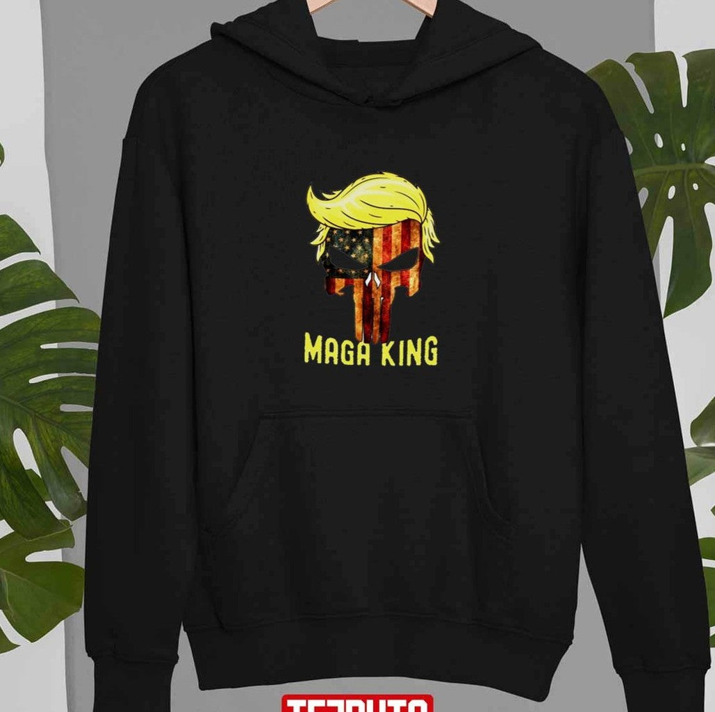 The Great Maga King Donald Trump Skull Maga King Unisex T-Shirt