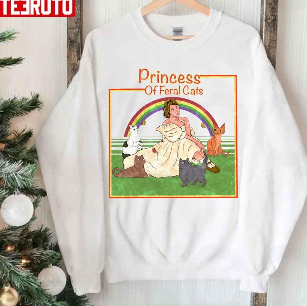 Princess Of Feral Cats Christmas Unisex Sweatshirt
