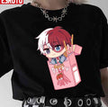Pock Snack Time Cute Hero Shoto Todoroki Unisex T-Shirt